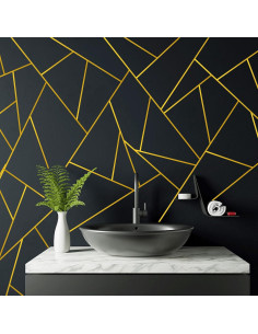 Cinta Washi Dorada HFKPJRT 14 Rollos 1.27cm x 25m 2