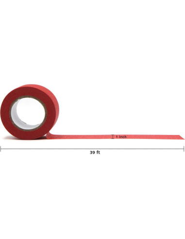 Cinta de Enmascarar de Colores Feeke - 6 Rollos 2.4cm x 12m