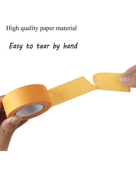 Cinta de Enmascarar de Colores Feeke - 6 Rollos 2.4cm x 12m