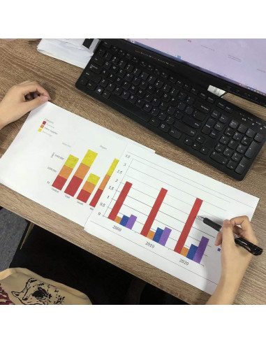 Cinta de Enmascarar de Colores Feeke - 6 Rollos 2.4cm x 12m