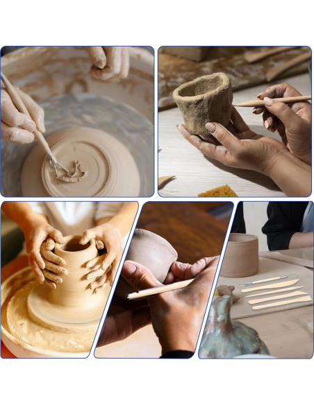 Set de 10 Herramientas de Escultura en Arcilla Zyghjort