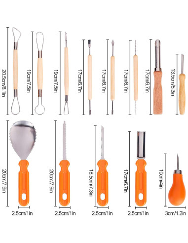 Kit de Herramientas de Tallado K Kwokker 13 Piezas Cerámica