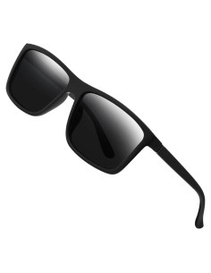 Gafas de Sol Polarizadas TAC Hombre Marco Negro Mate