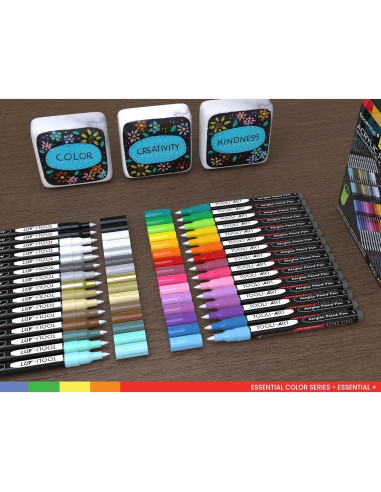 Marcadores de Pintura Acrílica TOOLI-ART 30 Colores Extra Fino
