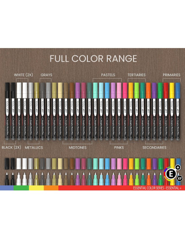 Marcadores de Pintura Acrílica TOOLI-ART 30 Colores Extra Fino