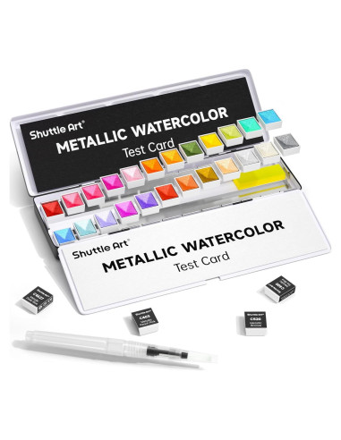 Set de Pintura Acuática Metálica Shuttle Art 24 Colores