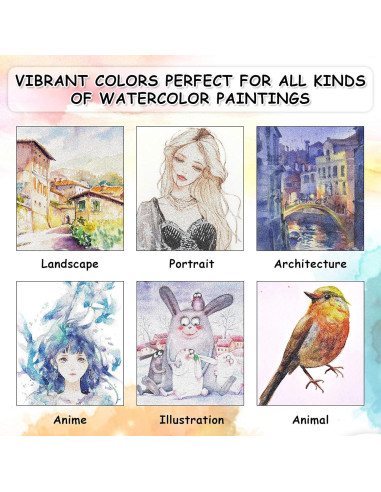 Set de Pintura Acuática Metálica Shuttle Art 24 Colores