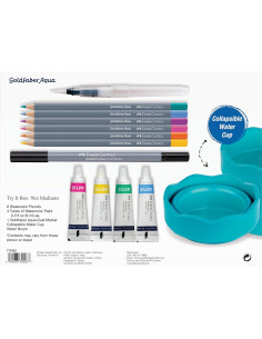 Set de Acuarela Faber-Castell Try It Box 13 Piezas para Principiantes 2