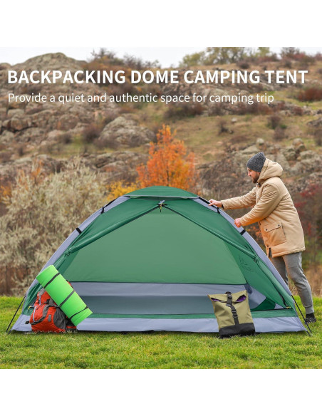 Tienda de Camping JELUCAMP JLP-TENT-8847 para 2 Personas
