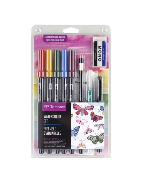 Set de Acuarelas Tombow 56198 con Marcadores Doble Pincel