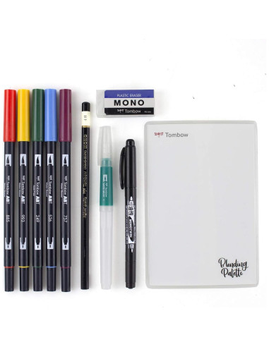 Set de Acuarelas Tombow 56198 con Marcadores Doble Pincel