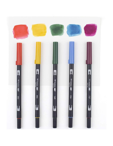 Set de Acuarelas Tombow 56198 con Marcadores Doble Pincel