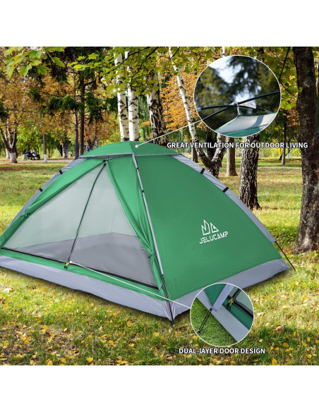 Tienda de Camping JELUCAMP JLP-TENT-8847 para 2 Personas