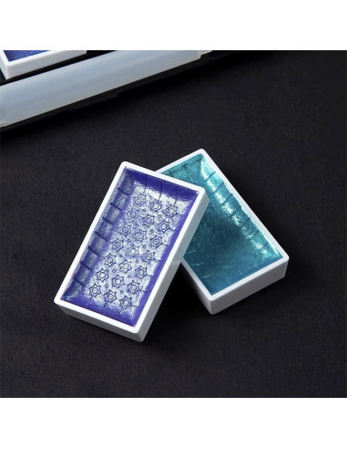 Set de Acuarelas Metálicas LIGHTWISH, 8 Colores Brillantes