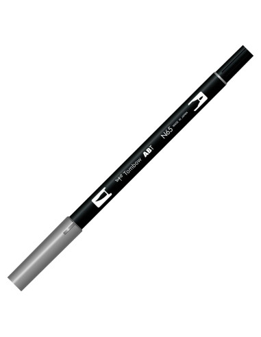 Bolígrafo Doble Punta Tombow ABT N65 Gris Frío 5