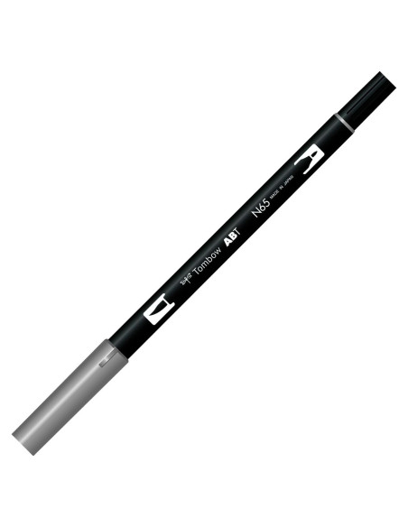 Bolígrafo Doble Punta Tombow ABT N65 Gris Frío 5