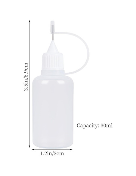 20 Botellas de Pegamento Punta de Aguja Bantoye 30 ml