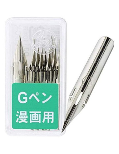 Juego de 20 Puntas de Pluma Tachikawa Nikko G y Zebra G