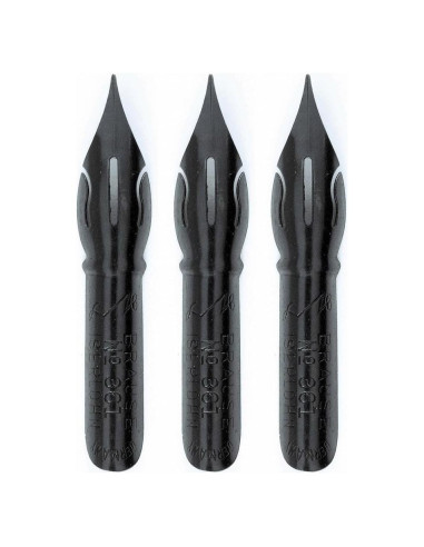 Puntas de pluma Brause 361 Calabaza Azul - 3 unidades