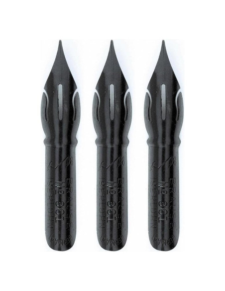 Puntas de pluma Brause 361 Calabaza Azul - 3 unidades