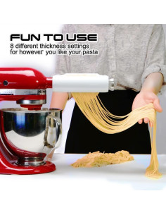 Accesorio de Pasta 3 en 1 COOSNUG para KitchenAid - Rodillo y Cortador 2