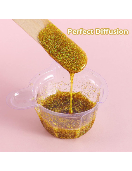 Polvo de Purpurina Holográfica Renfio 60g Púrpura Luz Láser