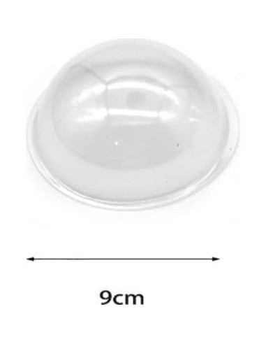 50 Cubiertas Redondas de Plástico 9cm UUYYEO para Shaker 3D