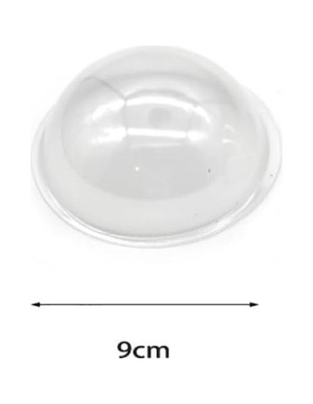 50 Cubiertas Redondas de Plástico 9cm UUYYEO para Shaker 3D
