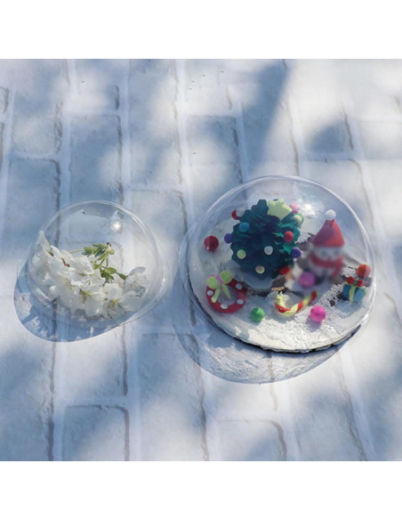 50 Cubiertas Redondas de Plástico 9cm UUYYEO para Shaker 3D