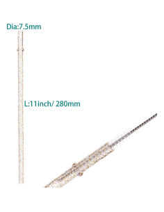 Popotes Reutilizables Dakoufish 12 Piezas 28.2cm Brillo Dorado 2