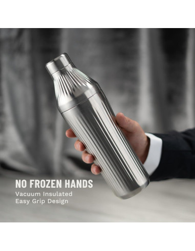 Coctelera Híbrida Elevated Craft 28 oz Acero Inoxidable Aislada