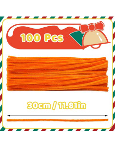 Limpiapipas Coloridos Hssugi 100PCS Manualidades Arte 2