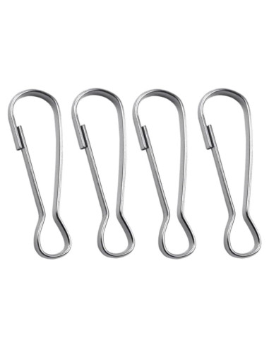 Ganchos de Resorte para Lanyard QLXHBOT 100pcs 32mm Acero Inoxidable