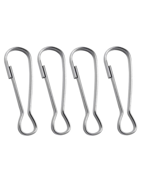 Ganchos de Resorte para Lanyard QLXHBOT 100pcs 32mm Acero Inoxidable