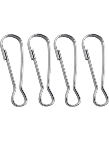 Ganchos de Resorte para Lanyard QLXHBOT 100pcs 32mm Acero Inoxidable