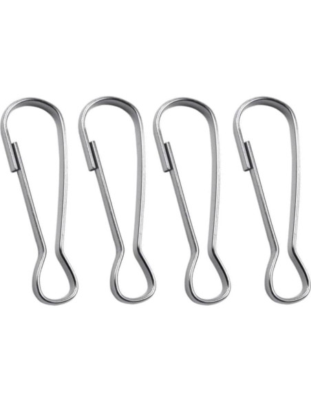 Ganchos de Resorte para Lanyard QLXHBOT 100pcs 32mm Acero Inoxidable