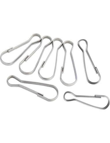 Ganchos de Resorte para Lanyard QLXHBOT 100pcs 32mm Acero Inoxidable