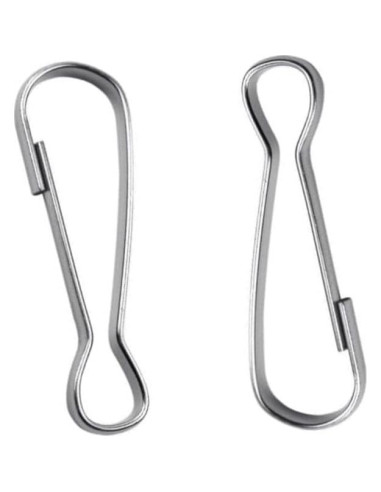 Ganchos de Resorte para Lanyard QLXHBOT 100pcs 32mm Acero Inoxidable