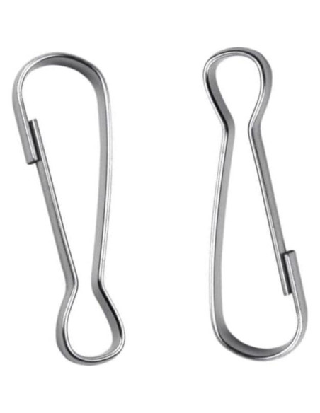 Ganchos de Resorte para Lanyard QLXHBOT 100pcs 32mm Acero Inoxidable
