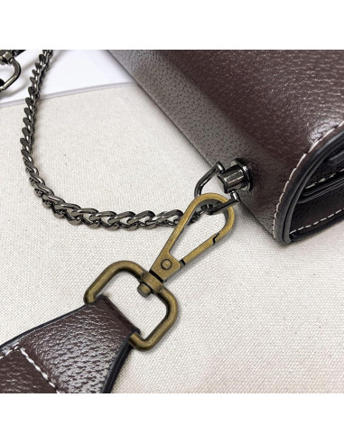 12 Ganchos Giratorios D Anillo Oubaka 48mm Bronce Antiguo