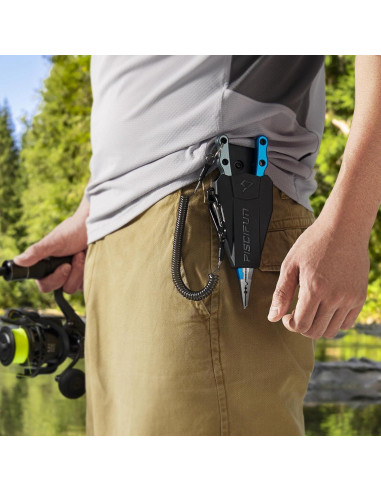 Pinzas de Pesca Piscifun de Aluminio Anticorrosión con Funda