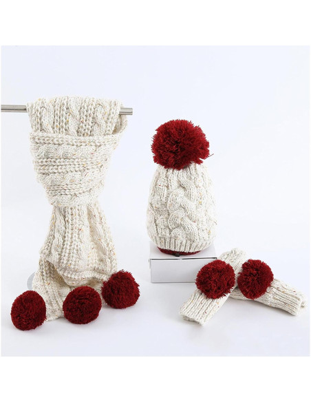 16 Pompones de Hilo Acrílico 8CM para Manualidades DIY