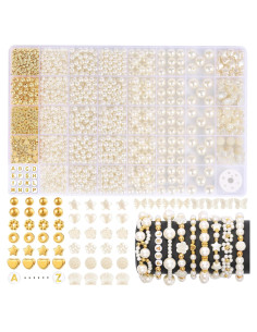 Kit de Perlas para Joyería Funtopia 1860 Piezas DIY
