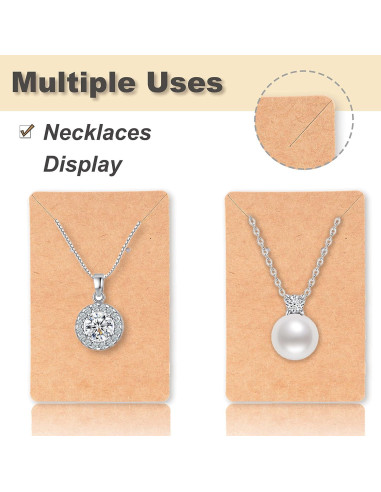 Set 120 Tarjetas y Empaques para Pendientes Hoewina 9x6 cm