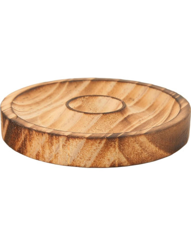 Bandeja de Exhibición de Pulseras de Madera Redonda 4 Piezas