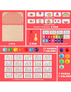 Juguetes Montessori INIFEIDALA de Aprendizaje 3-7 Años 2