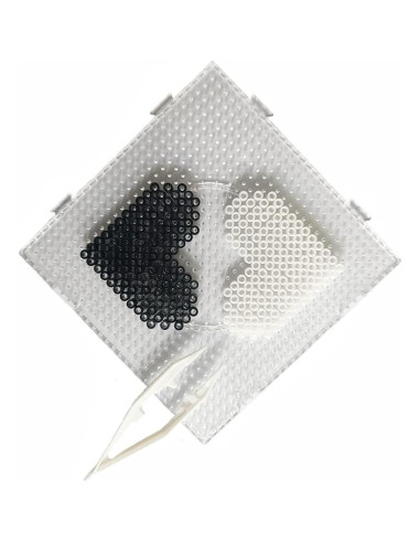 Perlas Fusibles 5MM ZLLBTMO 4400pcs Blancas y Negras