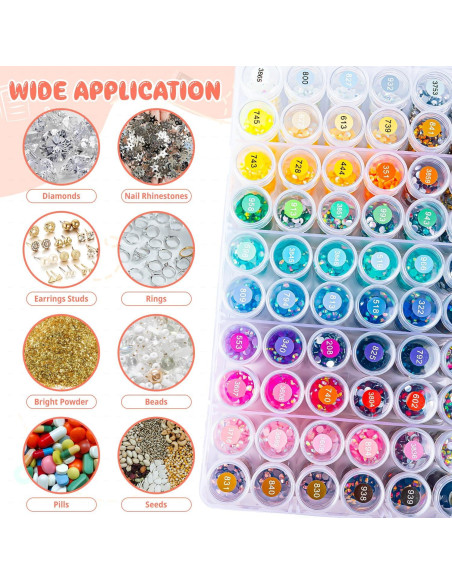 Organizador de Pintura de Diamantes KQYSLXG 60 Rejillas