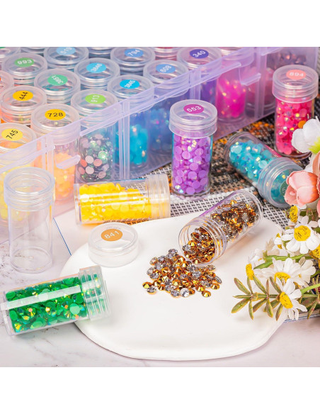 Organizador de Pintura de Diamantes KQYSLXG 60 Rejillas