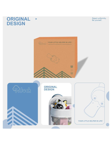 Soporte de Almacenamiento de Juguetes para Baño Y.duck 59x24.9cm